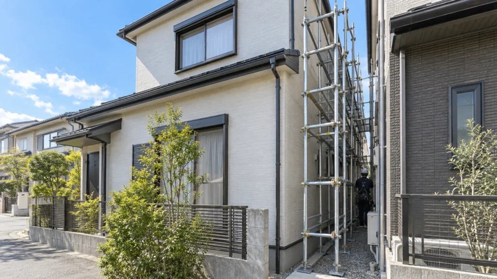 抱き足場(一本足場)と本足場の使い分け